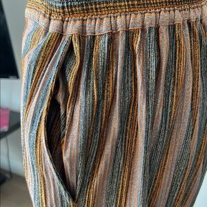 SPACE Designer Wide-Leg Pants – 100% Organic Cotton – Size M – New Without Tags